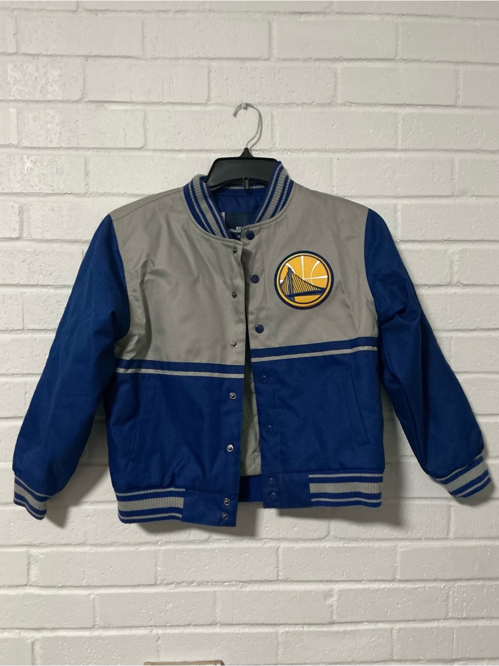 NBA Royal Blue and Gray Kids' Team Jacket
